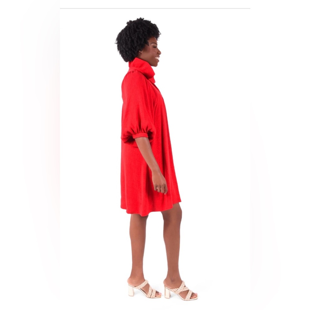 Emily McCarthy Stella Dress - Cranberry Color - Picture 3 of 7